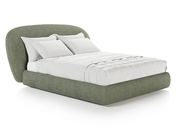 GUEST - Fabric bed with upholstered headboard by Liu Jo Living Collection - view 2
